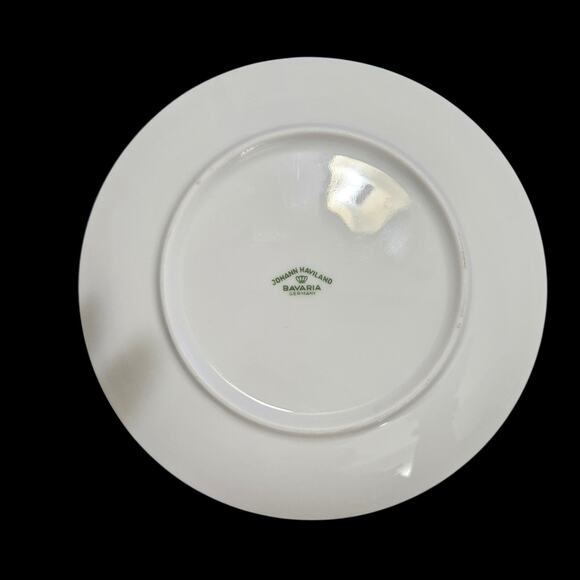 Johann Haviland Bavaria Germany 6" Salad Bread Plates Gold Trim Floral Set of 3 - Picture 2 of 6